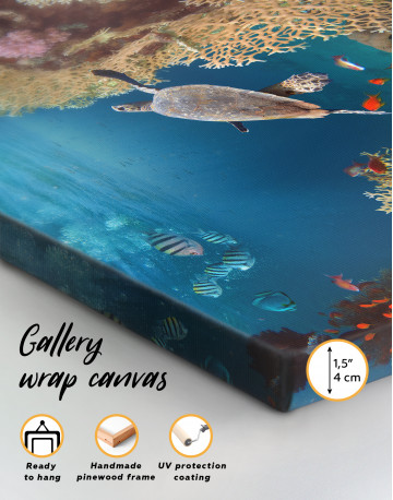 Tropical Coral Reef Canvas Wall Art - image 7