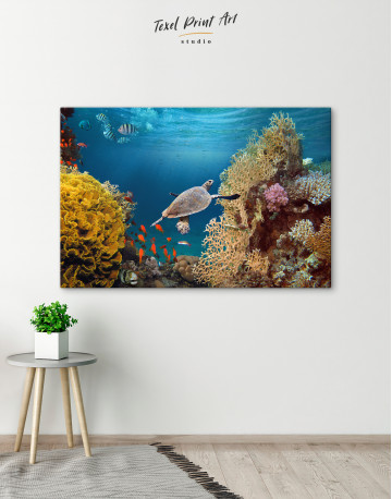 Tropical Coral Reef Canvas Wall Art - image 8