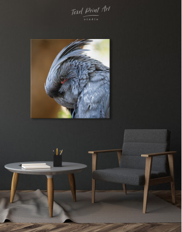 Grey Cockatoo Canvas Wall Art - image 3
