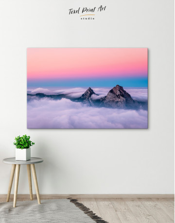 Mountains in Switzerland Canvas Wall Art - image 5