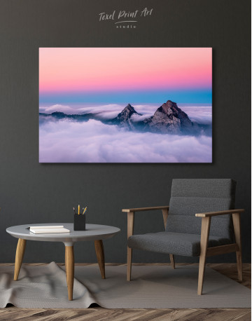 Mountains in Switzerland Canvas Wall Art - image 6