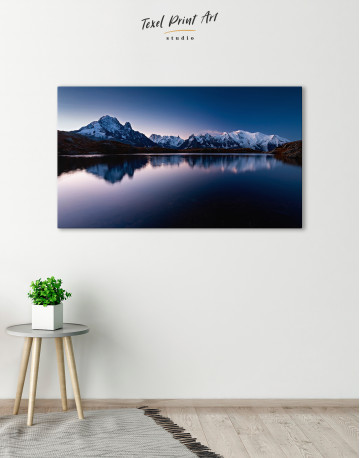 Mont Blanc Mountain Canvas Wall Art - image 6