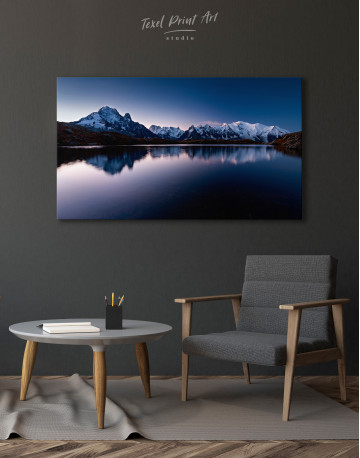 Mont Blanc Mountain Canvas Wall Art - image 4