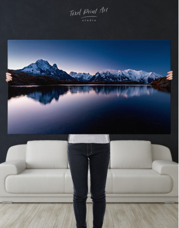 Mont Blanc Mountain Canvas Wall Art - image 1