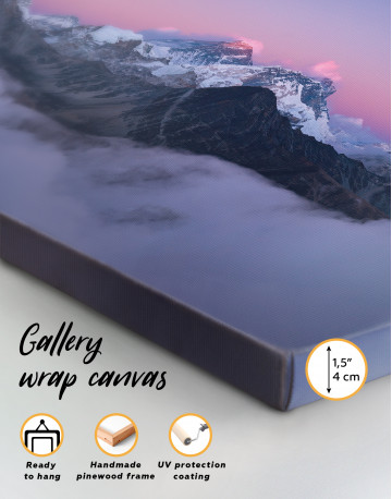 Beautiful Scenery of the Summit of Everest Canvas Wall Art - image 7