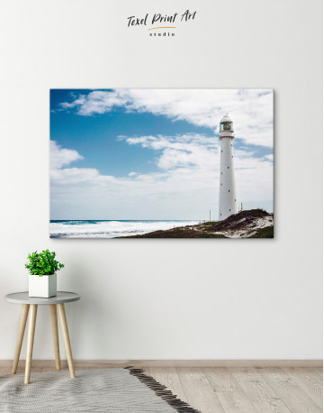 Old Lighthouse on a Shore Canvas Wall Art - image 5