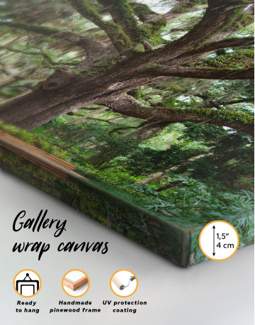 Large Tree in a Park Canvas Wall Art - image 2