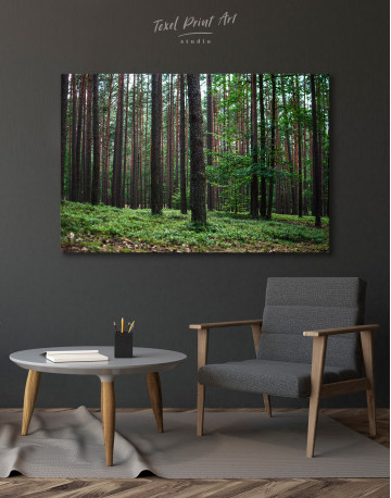 Beautiful Scenery of the Trees in the Forest Canvas Wall Art - image 3