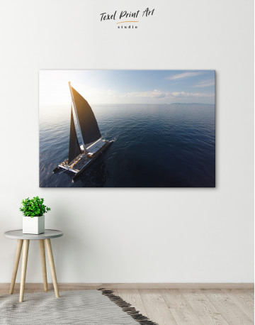 Sailing Catamaran Canvas Wall Art - image 5