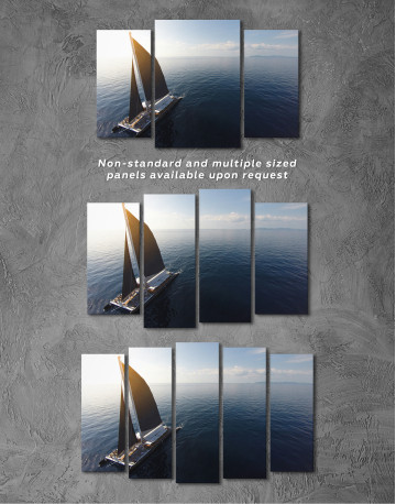 Sailing Catamaran Canvas Wall Art - image 4