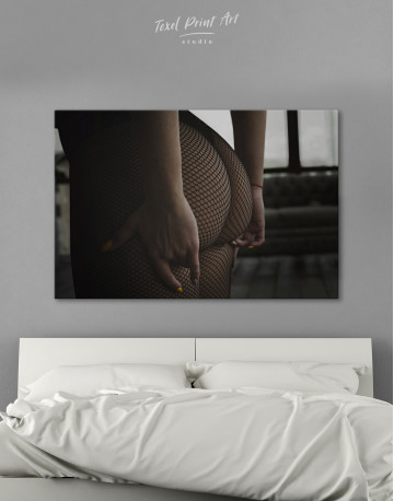 Sexy Woman's Buttocks Canvas Wall Art