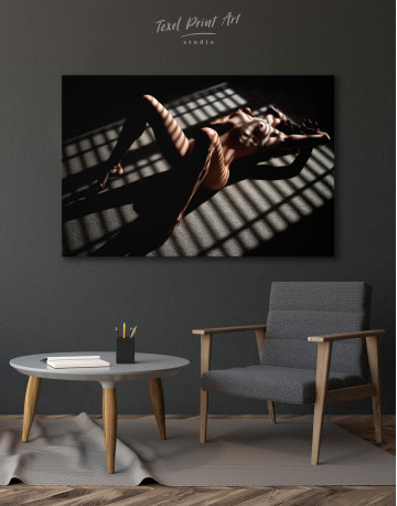 Sensual Nude Body Curves Canvas Wall Art - image 3