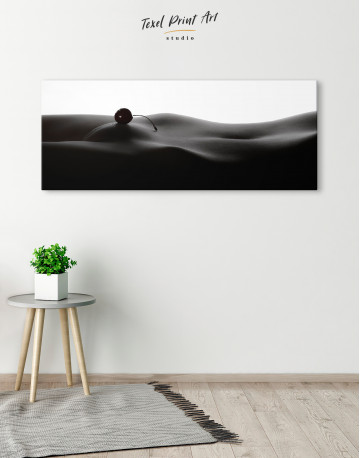 Nude Woman Bodyscape Canvas Wall Art - image 1