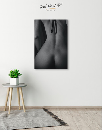 Sensual Woman Bodyscape Canvas Wall Art - image 4