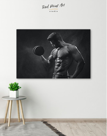 Sensual Man Bodyscape Canvas Wall Art - image 5
