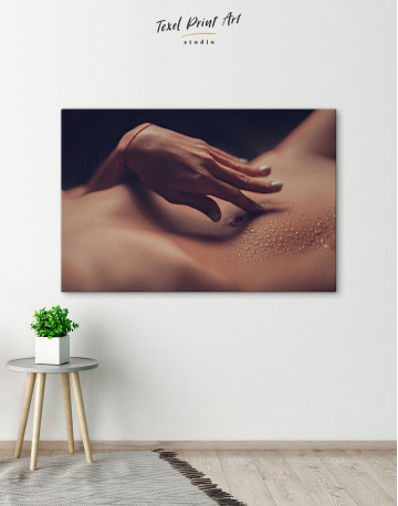 Sensual Woman Bodyscape Canvas Wall Art - image 4