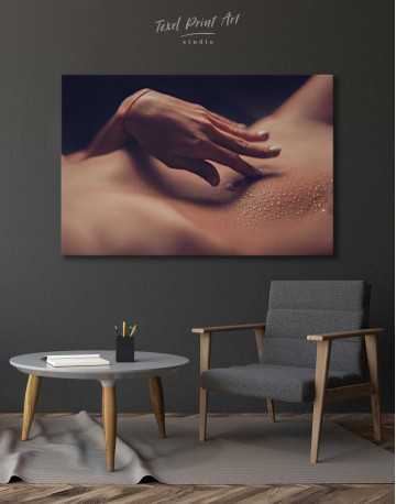 Sensual Woman Bodyscape Canvas Wall Art - image 6