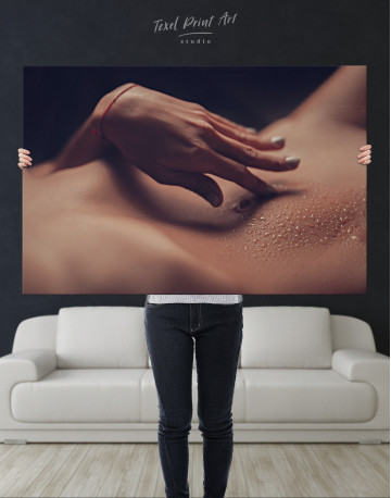 Sensual Woman Bodyscape Canvas Wall Art - image 8