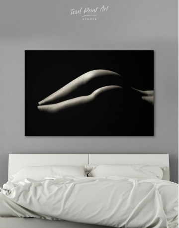 Woman Body Lines Photograph Canvas Wall Art