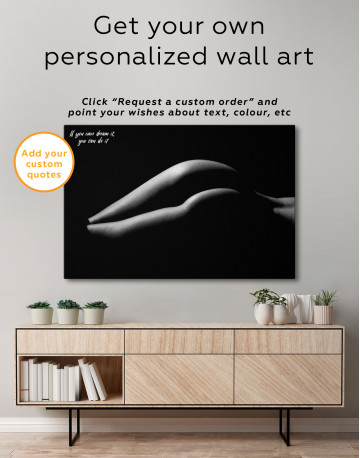 Woman Body Lines Photograph Canvas Wall Art - image 7
