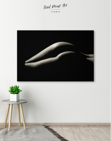Woman Body Lines Photograph Canvas Wall Art - image 6