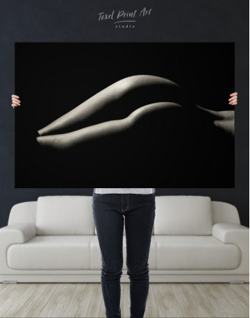 Woman Body Lines Photograph Canvas Wall Art - image 2