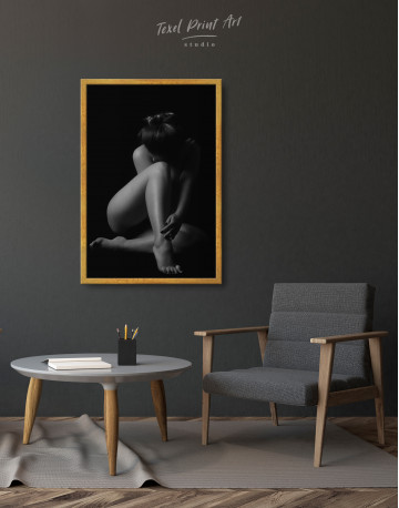 Framed Nude Women Bodyscape Canvas Wall Art - image 3