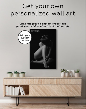 Nude Women Bodyscape Canvas Wall Art - image 3