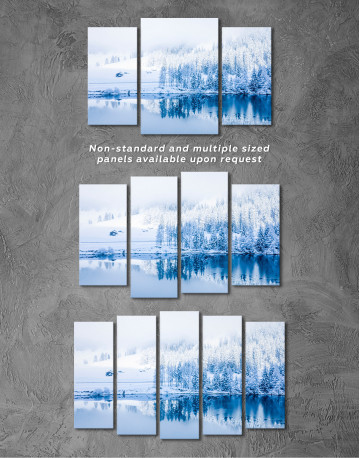 Snowy Langscape Canvas Wall Art - image 4