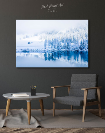 Snowy Langscape Canvas Wall Art - image 3