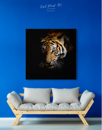 Close Up Tiger Canvas Wall Art - image 4