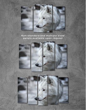 Arctic Wolf Canvas Wall Art - image 5