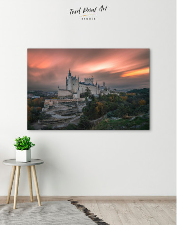 Segovia Castle Spain Canvas Wall Art - image 5