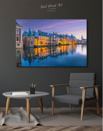 Binnenhof Castle Netherlands Canvas Wall Art - image 3