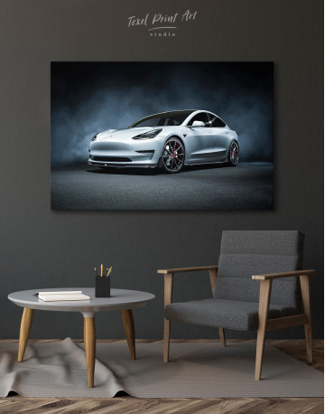 Tesla Model 3 Canvas Wall Art - image 6