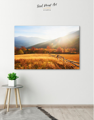 Highland Hills in Autumn Canvas Wall Art - image 5