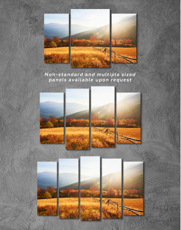 Highland Hills in Autumn Canvas Wall Art - image 4
