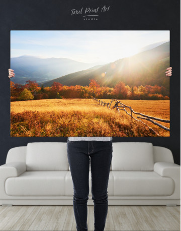 Highland Hills in Autumn Canvas Wall Art - image 8