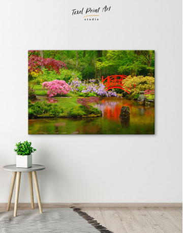 Japanese Garden, Park Clingendael, Netherlands Canvas Wall Art - image 5