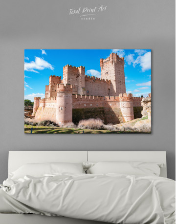 Castle of La Mota Spain Canvas Wall Art