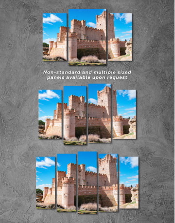 Castle of La Mota Spain Canvas Wall Art - image 4