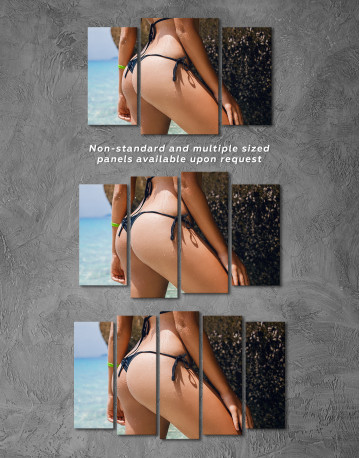 Sexy Female Body in Bikini Canvas Wall Art - image 5