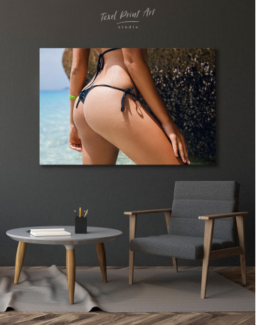 Sexy Female Body in Bikini Canvas Wall Art - image 6