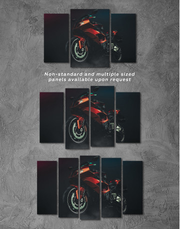 Sports Motorcycle Canvas Wall Art - image 3