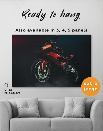 Sports Motorcycle Canvas Wall Art - image 5