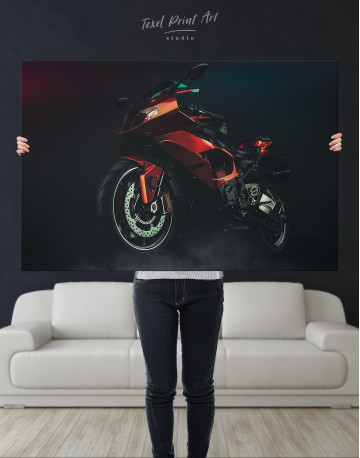 Sports Motorcycle Canvas Wall Art - image 6