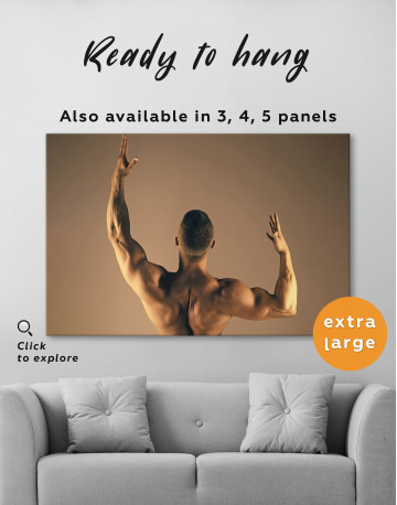 Muscular Back Canvas Wall Art - image 2