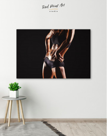 Athletic Female Body Canvas Wall Art - image 5