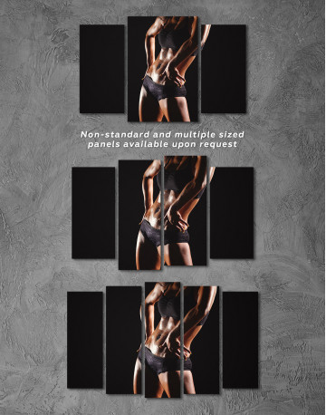 Athletic Female Body Canvas Wall Art - image 4