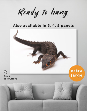 Red-eyed Skinks Lizard Canvas Wall Art - image 2